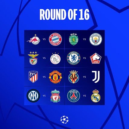 Champions League: Uefa sorteia jogos das oitavas da Liga dos