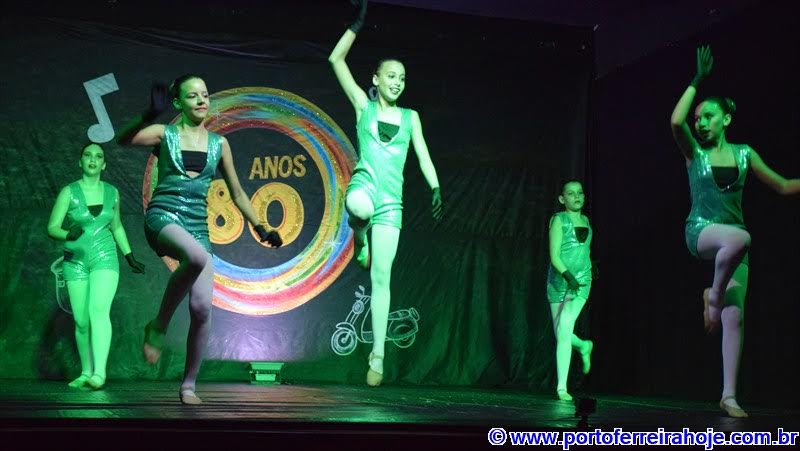 4º Festival de Dança do Clube de Campo das Figueiras - 1ª Parte: Jazz Anos  80 - Fotos PORTO FERREIRA HOJE