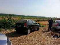 GCM localiza na zona rural veículo que havia sido roubado em Santa Rita