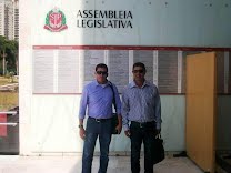Vereador Dentinho e Du Dias buscam recursos para reforma do telhado de ginásio