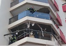 Pirassununga - Explosão destrói apartamento em prédio na região central 