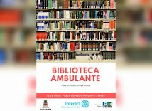 Biblioteca Ambulante acontece neste sábado, numa parceria entre Secretaria de Cultura e Interact Clu