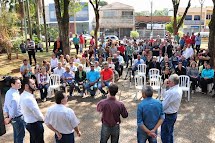 Em praça pública, Rômulo Rippa e  Dr. Saldanha são confirmados candidatos