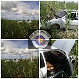 Carro roubado em Santa Rita é localizado próximo ao antigo lixão de Porto Ferreira