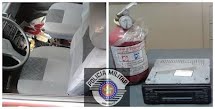 Homem é preso em flagrante após ter furtado objetos e documentos do interior de veículo
