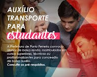 Prefeitura convoca estudantes interessados no recebimento de auxílio para transporte