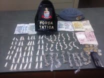 Homem é preso no bairro Cristo Redentor em flagrante por tráfico de drogas e corrupção de menor