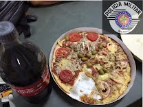 Entregador é roubado no ato da entrega de uma pizza e um refrigerante
