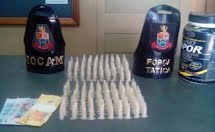 Homem de 35 anos é preso no Jardim Anésia II em flagrante de tráfico de drogas
