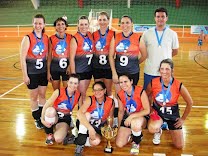 Equipe feminina master de vôlei da Asser/DEL conquista o bronze na APV