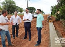 PREFEITO E VEREADORES FAZEM NOVA VISITA ÀS OBRAS NA AVENIDA MARIANO PROCÓPIO