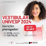 Univesp prorroga prazo para inscrições do Vestibular 2024 até 12 de abril