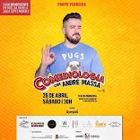 Humor que Aquece o Coração: André Massa Apresenta "Comédiologia" em Porto Ferreira em Prol de Pamela