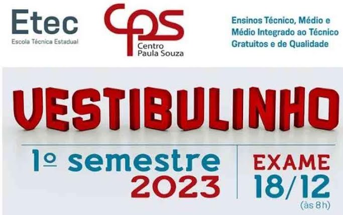 Centro Paula Souza - 😃 Saiba quais são os cursos mais procurados no  Vestibulinho das Etecs para o 1º semestre de 2021! 📌 Lista completa está  disponível no site www.vestibulinhoetec.com.br; 📌 Os