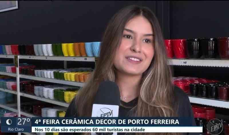 EPTV Central faz excelente reportagem sobre a “4ª Feira de Cerâmica Decor de Porto Ferreira”