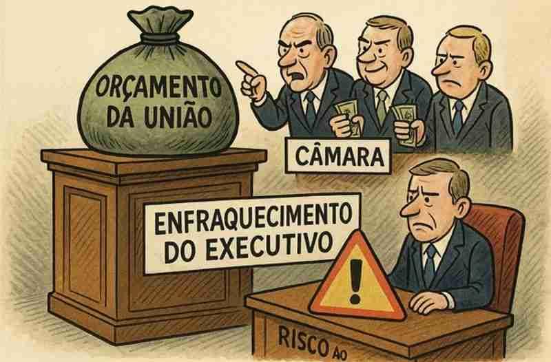 Orçamento da União é dominado pela Câmara gerando enfraquecimento do Executivo e risco ao país