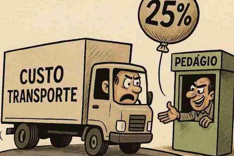 Pedágios em SP encarecem transporte de cargas em até 25%, custos são repassados às mercadorias