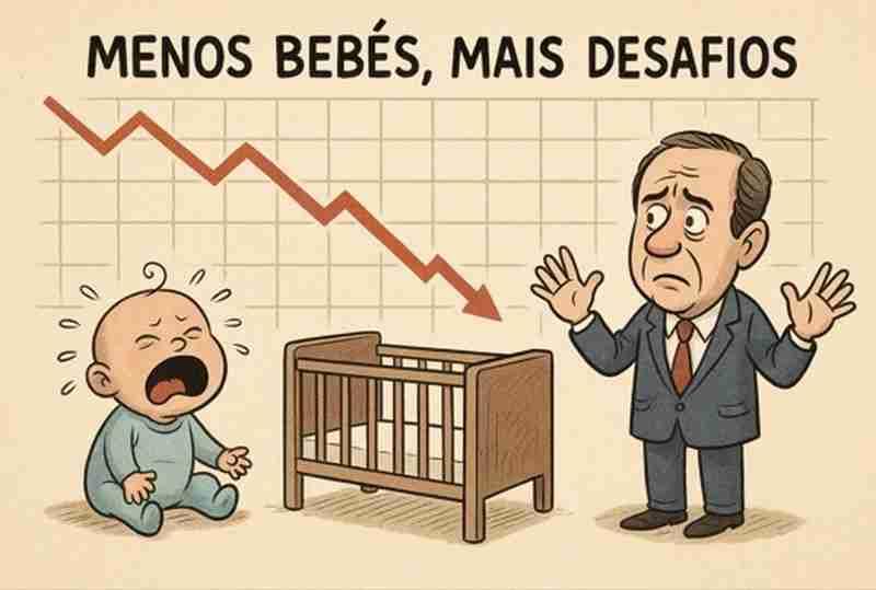 Em 2023 o Brasil registrou o menor número de nascimentos em quase 50 anos
