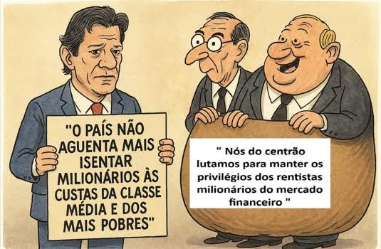Ministro Haddad diz “o país não aguenta mais isentar IOF dos milionários às custas da classe média”