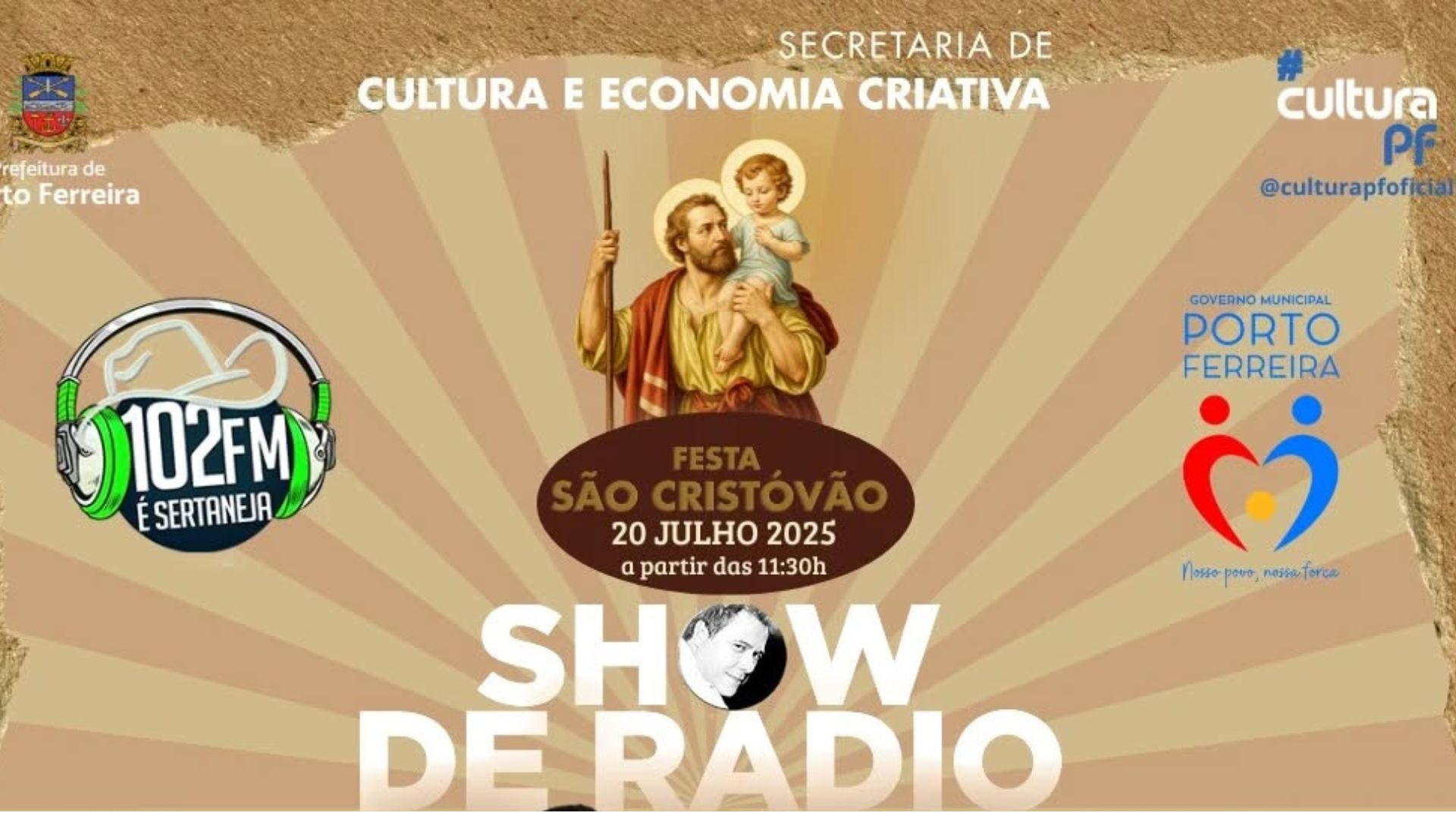 Porto Ferreira celebra a 46ª Festa de São Cristóvão com fé, música e tradição