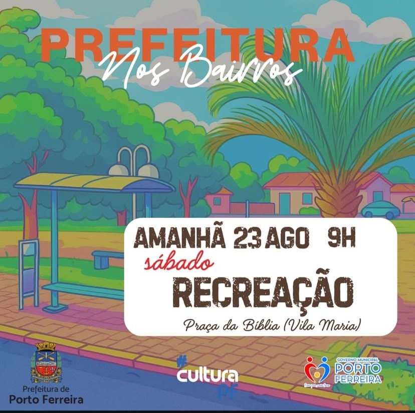 Prefeitura promove recreação gratuita na Praça da Bíblia neste sábado em Vila Maria