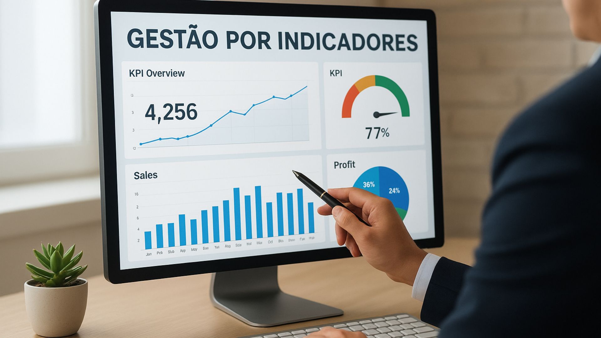 Gestão por indicadores: como monitorar resultados com KPIs, dashboards e tomada de decisão baseada em dados