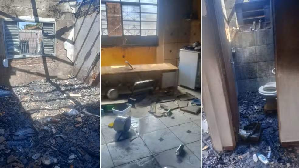Mulher é presa suspeita de incendiar casa do ex