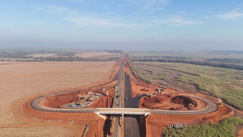 Duplicação da SP-191 entre Araras e Rio Claro atinge 50% de conclusão