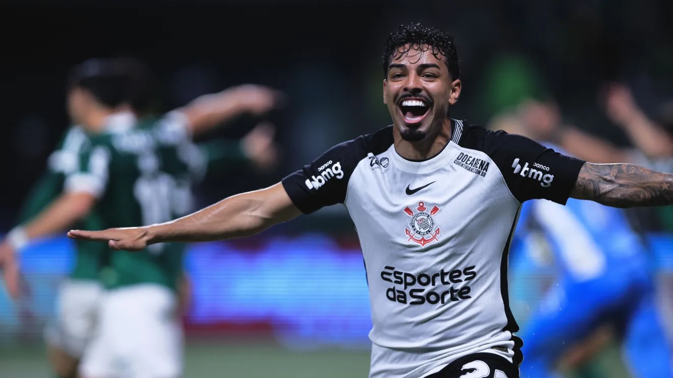 Com um a mais desde o início, Corinthians vence o Palmeiras no Allianz e avança na Copa do Brasil