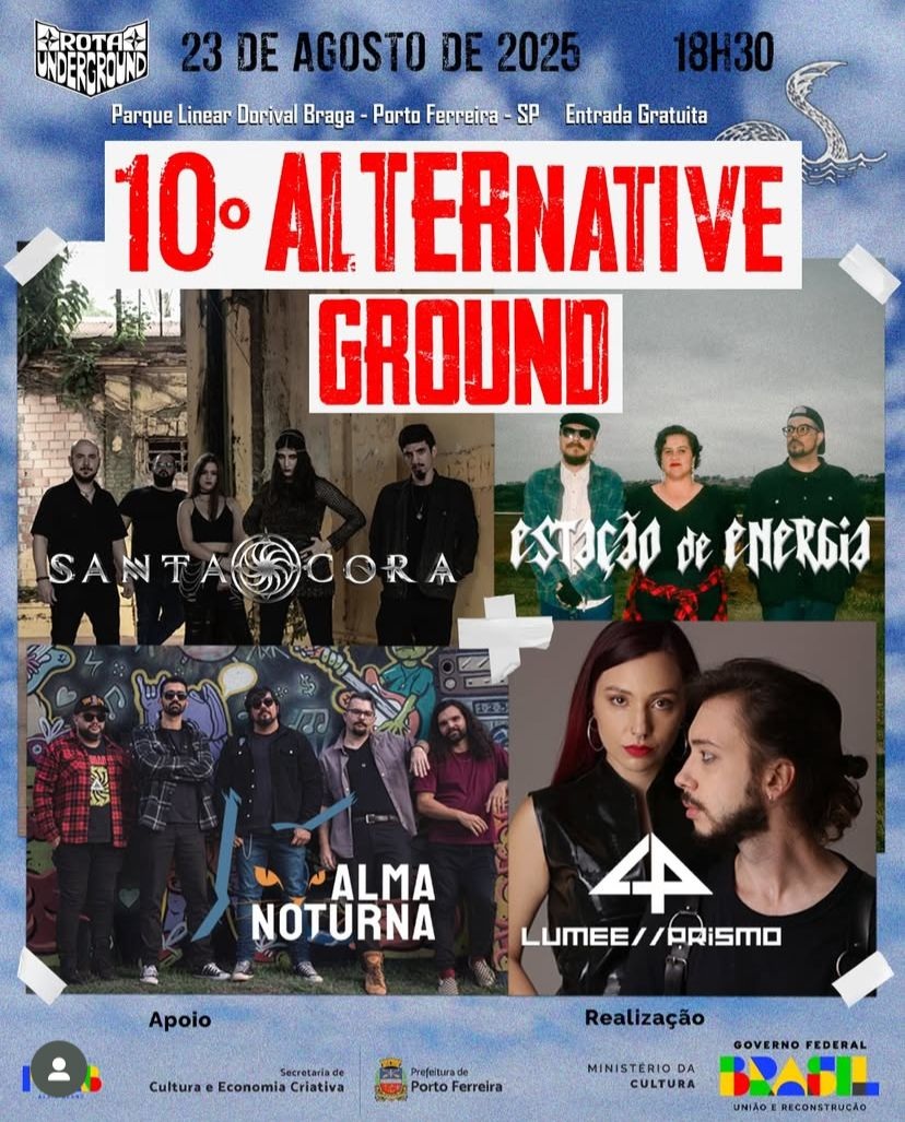 Alternative Ground chega à 10ª edição com shows gratuitos em Porto Ferreira