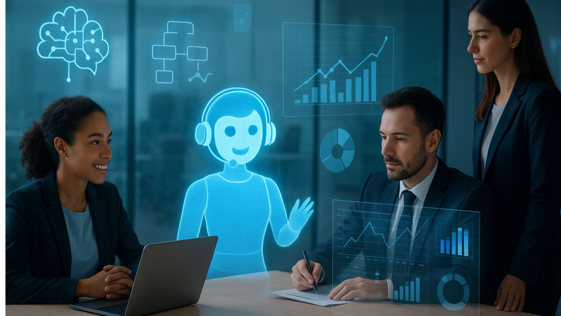 Como a inteligência artificial está revolucionando os negócios: Aplicações em atendimento, automação e análise de dados