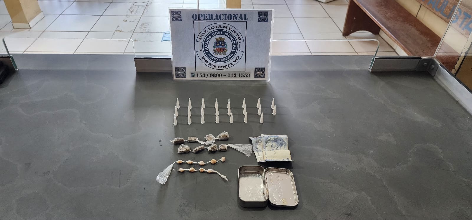 GCM prende homem por tráfico de drogas em flagrante no bairro Vila Maria, em Porto Ferreira
