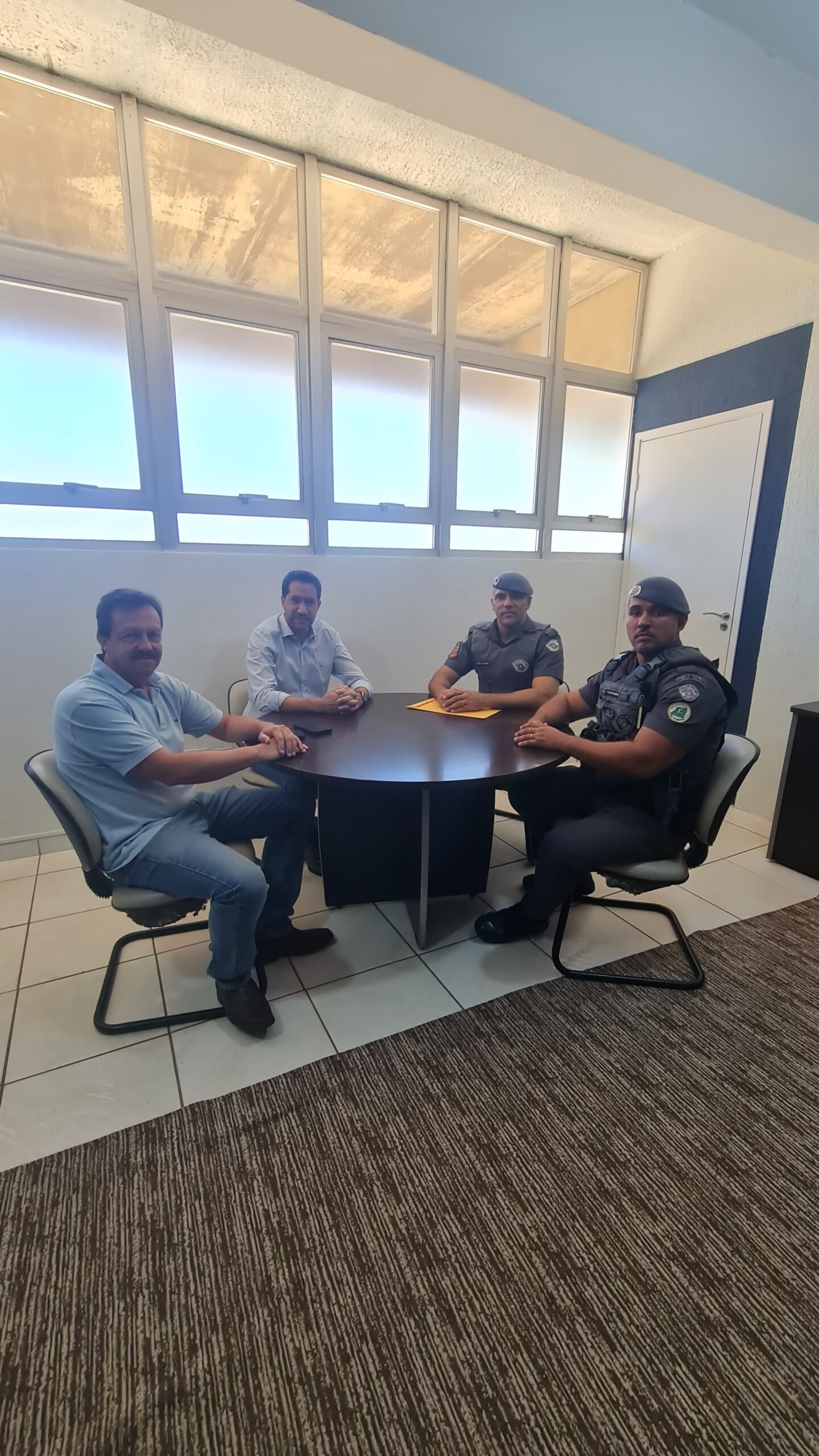 Encontro institucional amplia diálogo entre Polícia Militar e Prefeitura de Descalvado