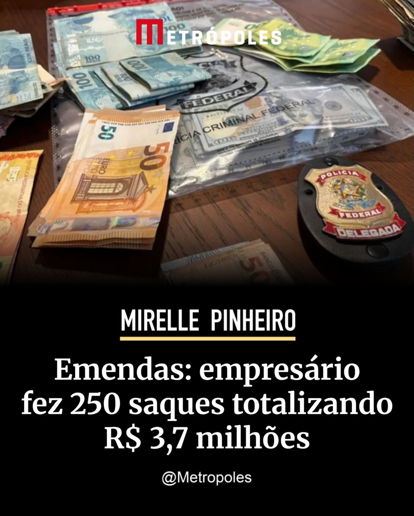 Operação apura saques milionários de empresa ligada a família de deputado federal e ex-senador
