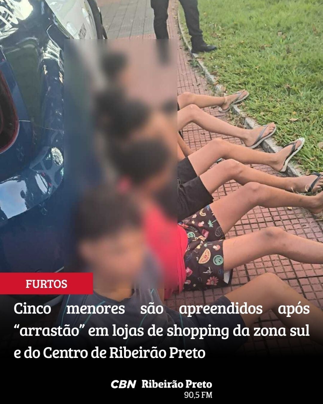 Cinco menores são apreendidos suspeitos de arrastão em shopping no interior paulista
