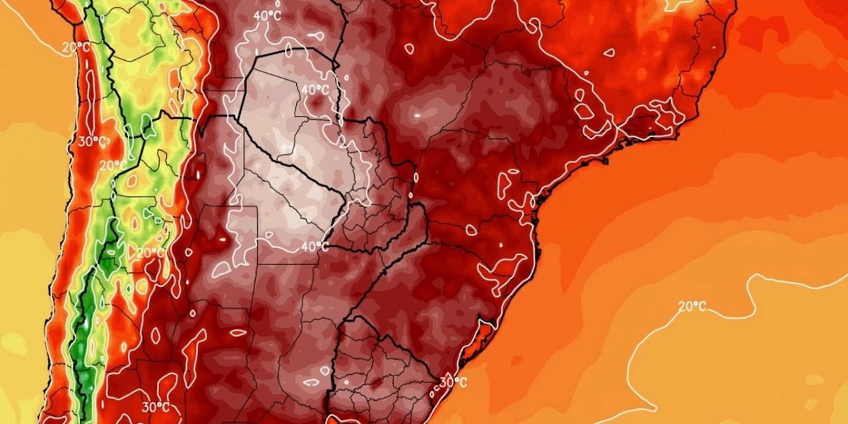 Sul enfrenta calor extremo e Sudeste registra risco de tempestades no início da semana