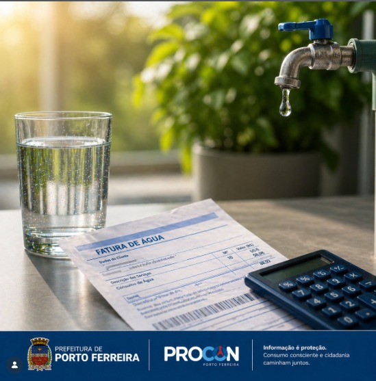 Prefeitura orienta sobre consumo consciente de água e direitos do consumidor