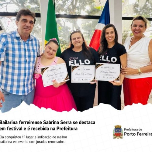 Bailarina de Porto Ferreira é destaque em festival nacional de dança