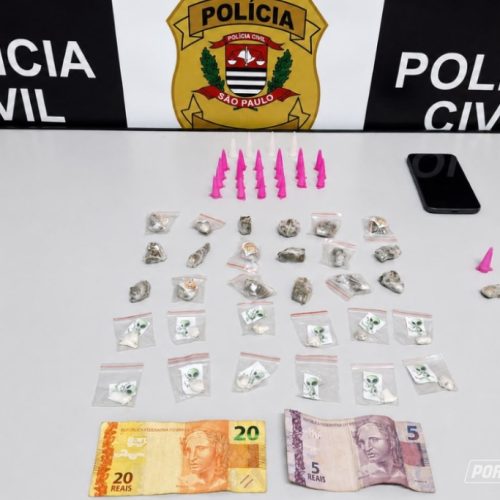 Adolescente é apreendido por tráfico após ação com drone em Santa Cruz das Palmeiras