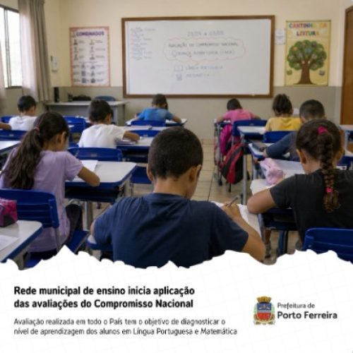 Avaliação nacional acompanha aprendizagem de alunos em Porto Ferreira