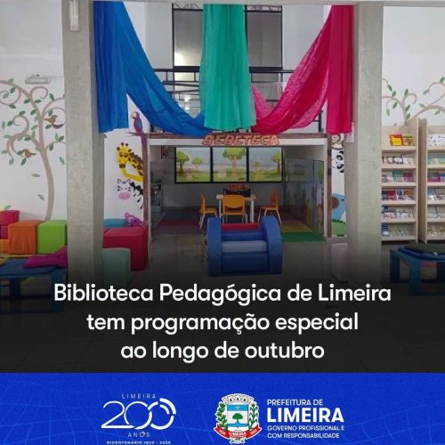 Biblioteca de Limeira prepara mês de outubro com atividades para incentivar a leitura