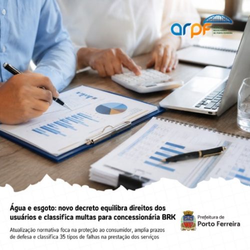 Prefeito André Braga sanciona novo decreto que moderniza regras de água e esgoto em Porto Ferreira