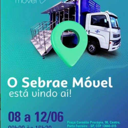 Sebrae Móvel oferece atendimento gratuito para empreendedores em Porto Ferreira