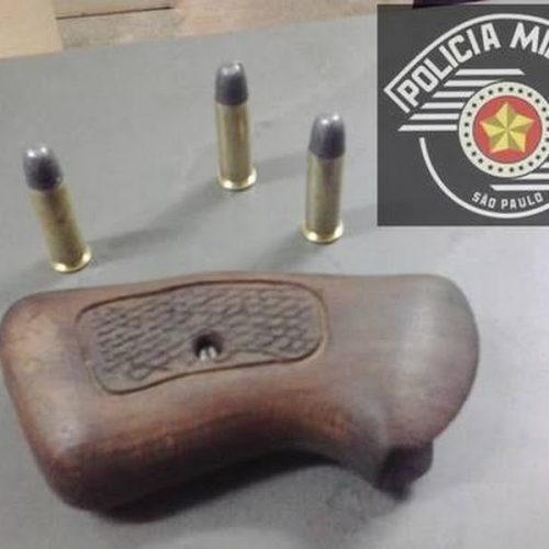 Polícia localiza três munições de calibre 38 em residência no bairro Bela Vista
