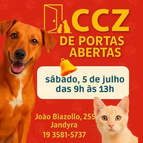 Centro de Zoonoses de Porto Ferreira estará de portas abertas neste sábado (05/07) para adoção de cães e gatos