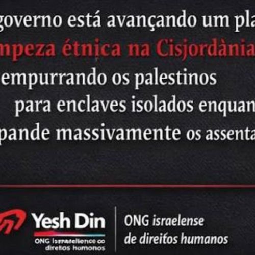 Israelenses avançam sobre terras palestinas amparados pelo silêncio estatal e pela violação sistemática do direito internacional