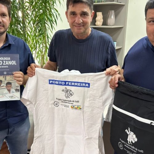 Programa SuperAção em Porto Ferreira recebe os kits para o desenvolvimento do projeto