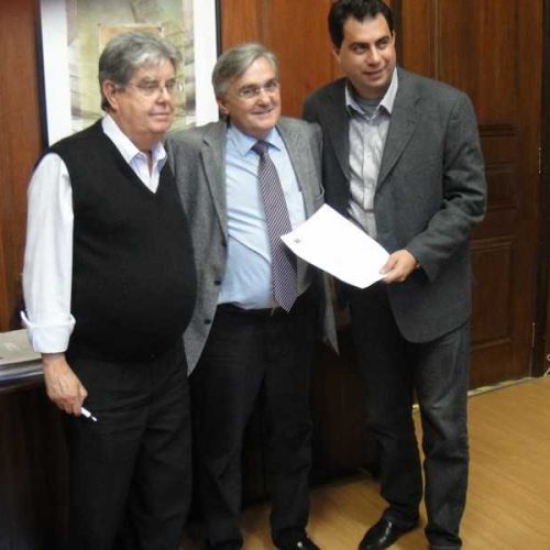 Em São Paulo, prefeito Maurício Rasi cumpre agenda com parlamentares