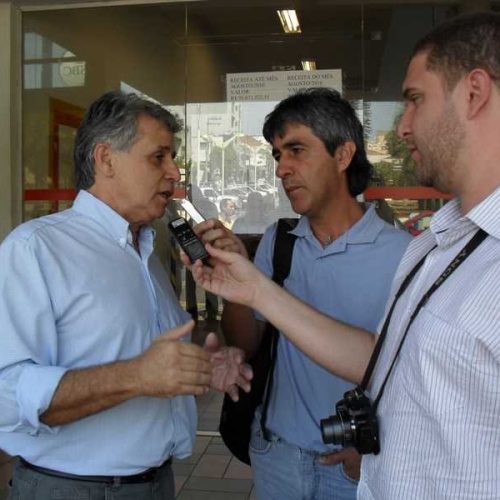 Prefeito Maurício Rasi recebe vice-candidato do PT ao governo de SP