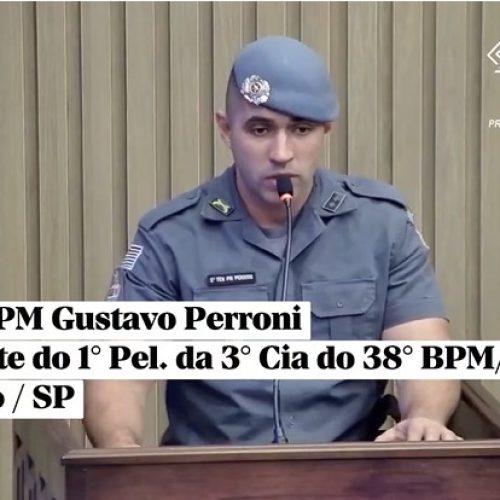 Comandante da Polícia Militar apresenta panorama da segurança pública na Câmara de Descalvado